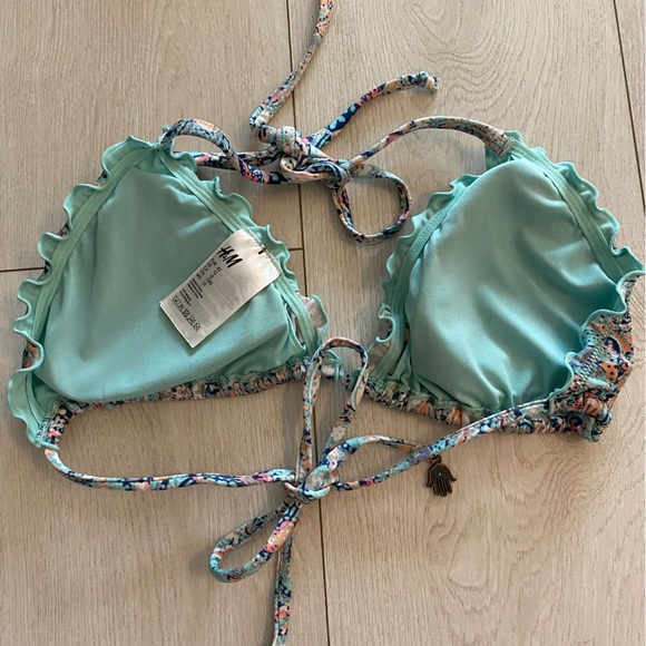 H&M turquoise multi coloured bathing suit - Picture 3 of 3